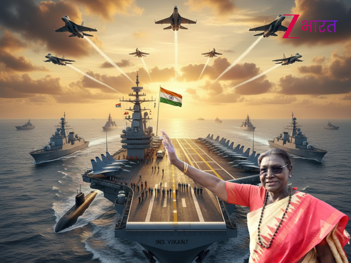 समंदर में भारत का पावर शो! राष्ट्रपति मुर्मू करेंगी INS विक्रांत का रिव्यू, दुनिया देखेगी दम