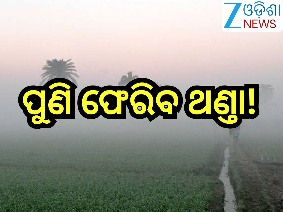 Odisha Weather Report: ରାଜ୍ୟକୁ ପୁଣି ଫେରିବ ଥଣ୍ତା! Odisha Weather Report: ରାଜ୍ୟକୁ ପୁଣି ଫେରିବ ଥଣ୍ତା!