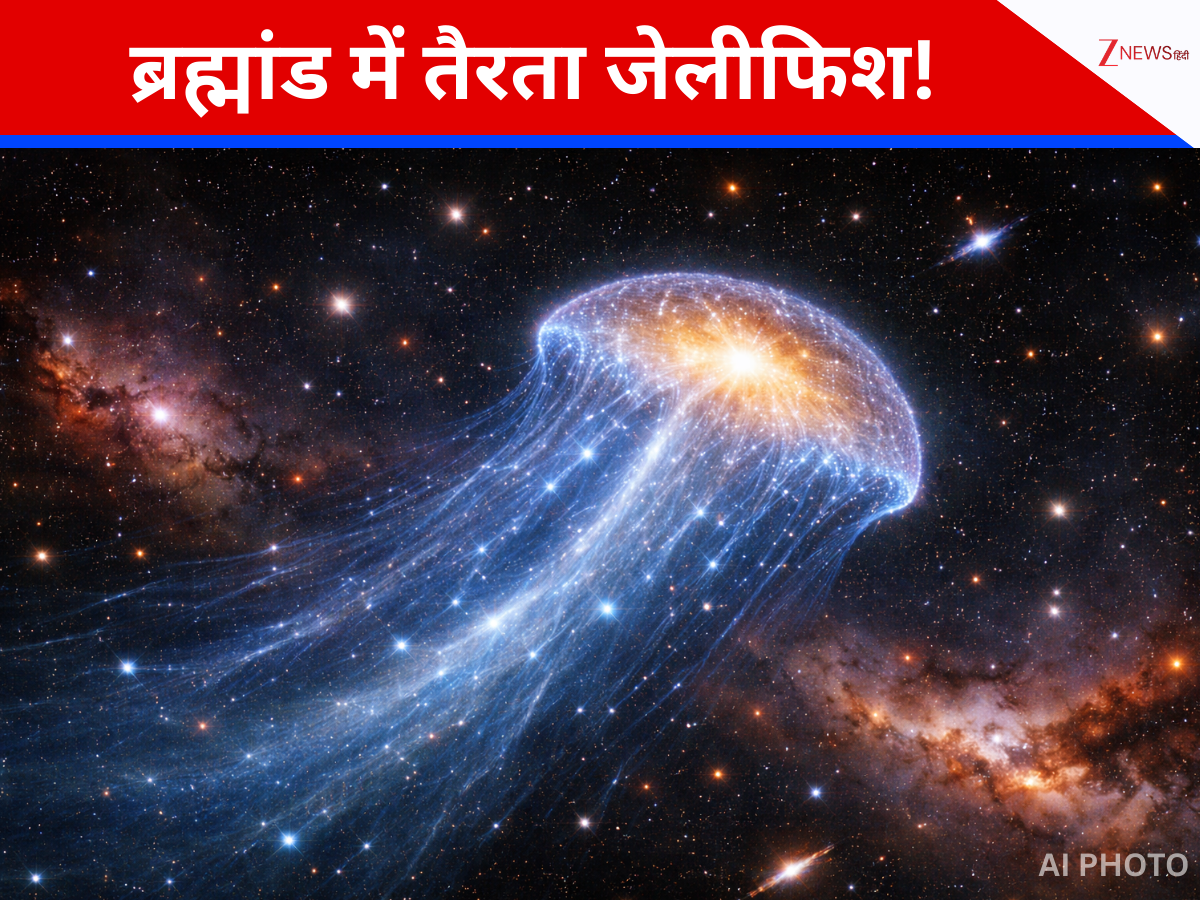 ब्रह्मांड में 8.5 अरब लाइट ईयर दूर मिली जेलीफिश गैलेक्सी, NASA वैज्ञानिकों को चौंकाया
