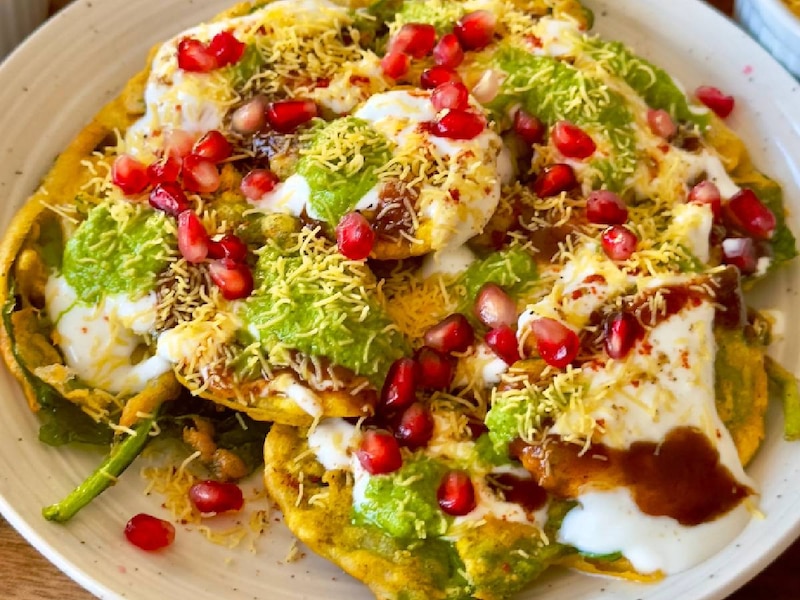 how to make oil free palak patta chaat know the recipe | होली पर बिना ...