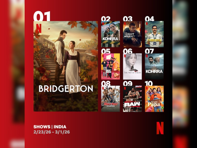 Netflix top Trending Movies web series on today sunday bridgerton kohra ...