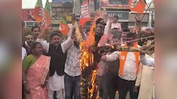 राष्ट्रपति के अपमान पर रांची में उबाल, बीजेपी ने फूंका ममता बनर्जी का पुतला