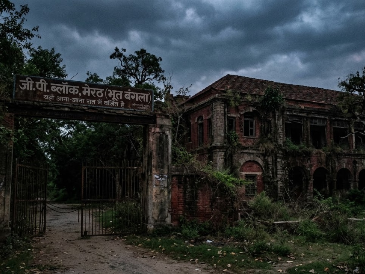 meerut gp block haunted place up scary ghost story | रात होते ही गूंजने ...