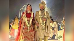 काला चश्मा और ट्रेडिशनल सूट... कुलदीप यादव और वंशिका की कानपुर में ग्रैंड एंट्री