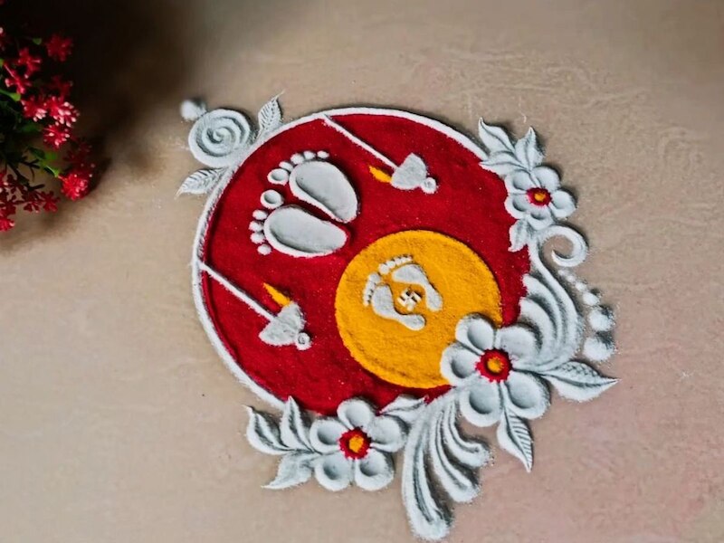 Ram Navami 2026 make these simple and latest Rangoli designs | Ram ...