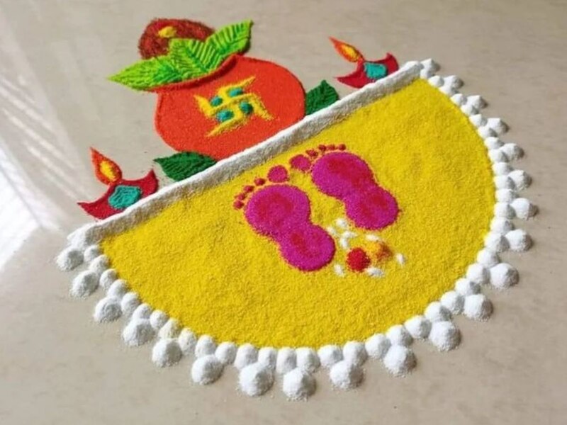 Ram Navami 2026 make these simple and latest Rangoli designs | Ram ...
