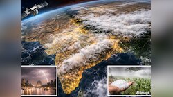 आसमान में बादलों की 'किलेबंदी'! ISRO की सैटेलाइट तस्वीरों ने उड़ाए होश; जानिए कब...