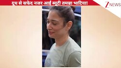 नॉर्मल टी शर्ट और फिटेड ट्राउजर में नजर आईं ब्यूटी Tamannaah Bhatia, नो मेकअप लुक में दिखीं दूध सी सफेद!