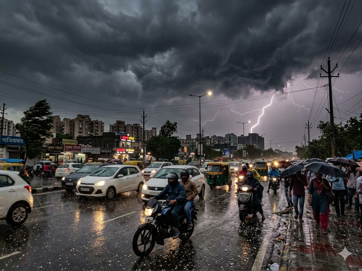 lucknow uttar pradesh weather 7 April rain and hail storm alert latest aqi  up weather update | यूपी पर अगले 72 घंटे भारी, लखनऊ समेत कई जिलों में होगी  झमाझम बारिश; मौसम