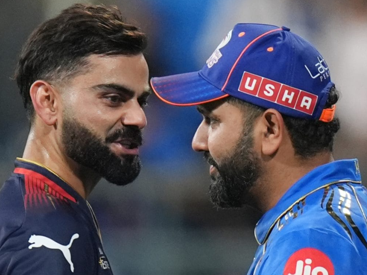रोहित शर्मा और विराट कोहली की तस्वीर (क्रेडिट- x/ipl) रोहित शर्मा और विराट कोहली की तस्वीर (क्रेडिट- x/ipl)