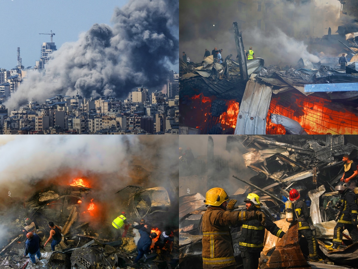 Israel Launches Airstrikes Lebanon more than 100 Places in 10 Minutes  Killing Hundreds | सीजफायर के बीच दिखा इजरायल का शैतानी चेहरा, लेबनान में  बमबारी कर 250 से ज्यादा लोगों को उतारा