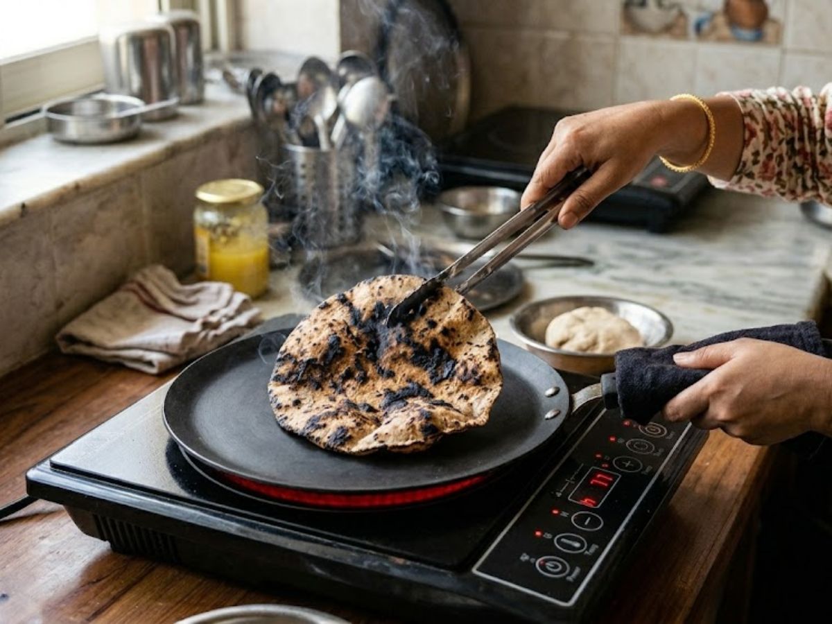 Induction Cooked Roti induction roti problem why cooktops fail to make and what is the ...