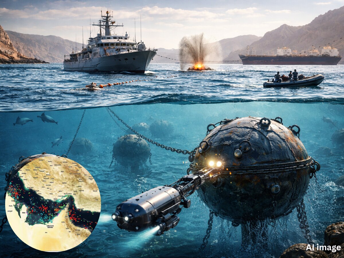 how sea mines removal strait of hormuz underwater after us iran ...
