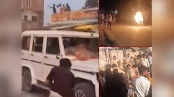 बाबा साहेब की मूर्ति क्षतिग्रस्त होने पर लखीमपुर में बवाल! CO की गाड़ी तोड़ी