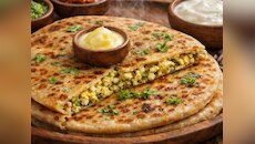 नाश्ते को टेस्टी और हेल्दी बनाने के लिए बेस्ट है स्प्राउट्स पनीर पराठा