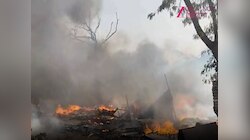 Rewari में भीषण आग का तांडव, 40 झुग्गियां जलकर राख; सिलेंडर के धमाकों से मची दहशत 
