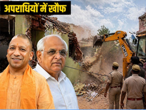 Bulldozer model in Gujarat! Parade of those who killed Dharmesh on the street, house also demolished with bulldozer