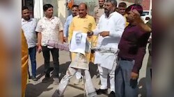 नूंह में महिला आरक्षण पर भाजपा का शक्ति प्रदर्शन, राहुल गांधी का पुतला फूंका