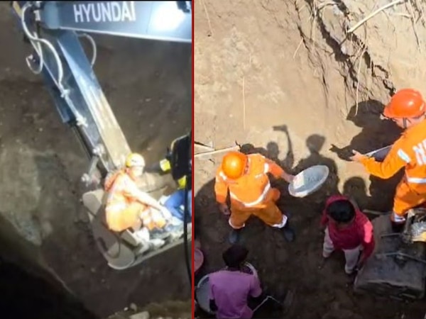हरिद्वार में बोरवेल में गिरे मजदूर का रेस्क्यू