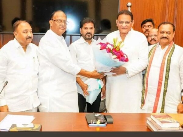 Mohammad Azharuddin takes oath as Telangana MLC in Hyderabad CM Revanth ...