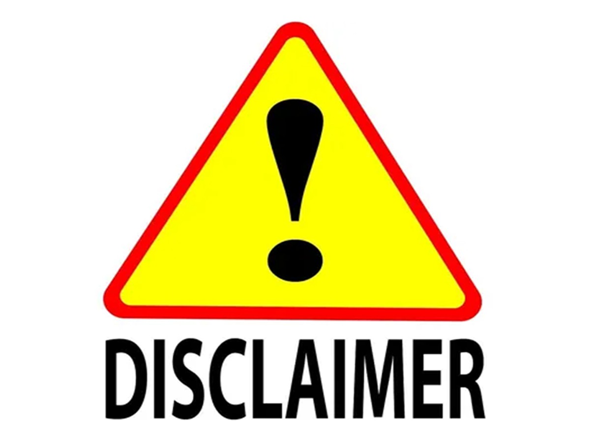 Disclaimer