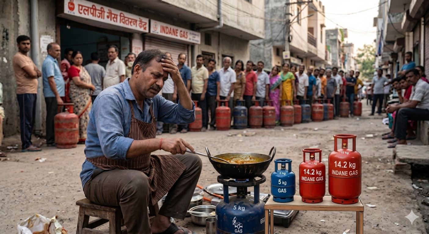 India's 5-kg LPG cylinder costs more per kilo than commercial gas