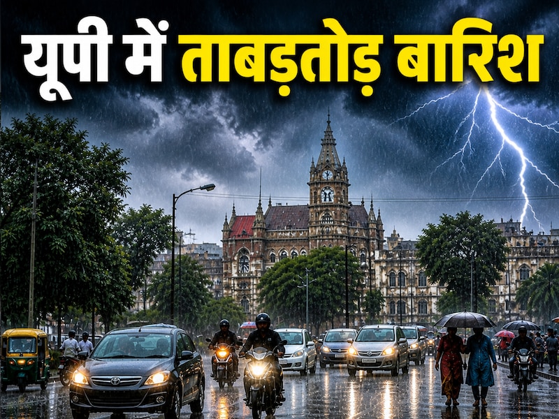 up weather update 6 May 2026 forecast imd heavy rain thunderstorm ...