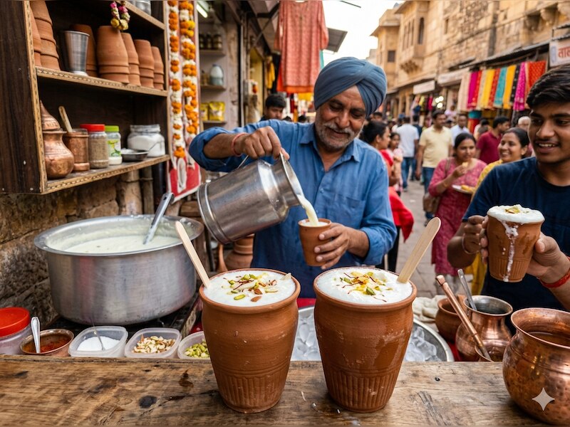 where did lassi originate Varanasi blue lassi 120 flavours price rs 40 ...