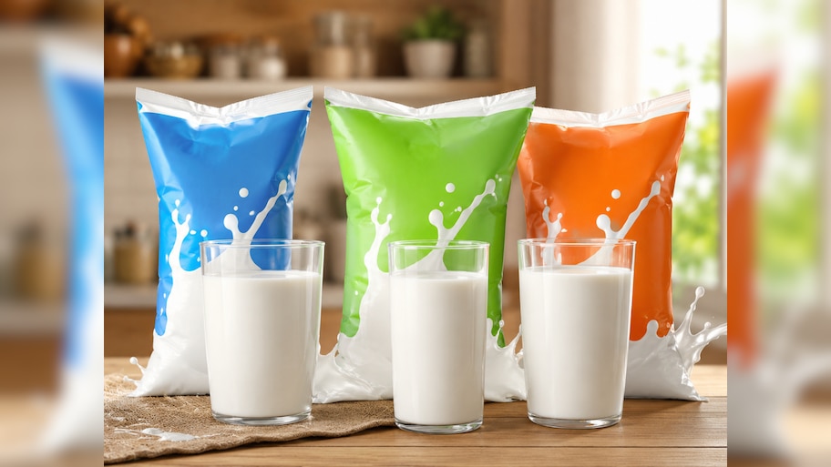 Why milk packets always orange blue or green Be sure to know the ...