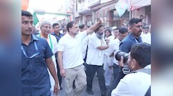 Haryana: बृजेंद्र सिंह की सद्भाव यात्रा में शामिल हुए राहुल गांधी