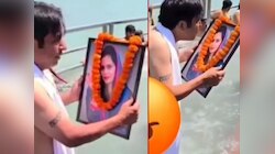 फोटो पर थूक हर की पैड़ी पर जिंदा पत्नी का पिंडदान! वीडियो पर संत तीर्थ पुरोहित भड़के