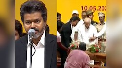 CM बनते ही मेज उठाने लगे विजय! शपथ के बाद का VIDEO वायरल, सादगी पर फिदा हुए लोग