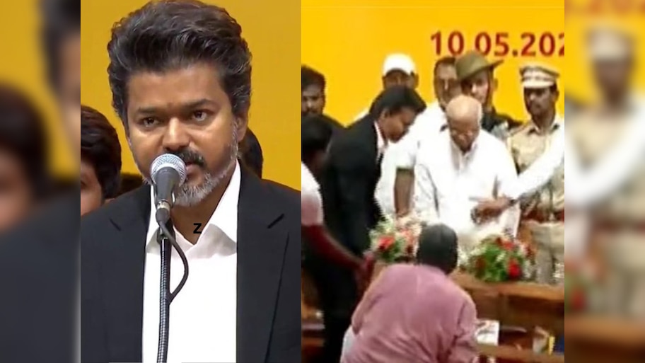 CM बनते ही मेज उठाने लगे विजय! शपथ ग्रहण के बाद का VIDEO वायरल, सादगी पर फिदा हुए लोग