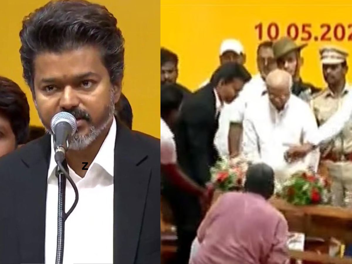 CM बनते ही मेज उठाने लगे विजय! शपथ ग्रहण के बाद का VIDEO वायरल, सादगी पर फिदा हुए लोग CM बनते ही मेज उठाने लगे विजय! शपथ ग्रहण के बाद का VIDEO वायरल, सादगी पर फिदा हुए लोग