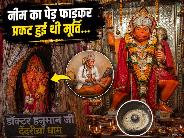 नीम का पेड़ फाड़कर प्रकट हुई थी मूर्ति... अब कैंसर जैसे रोगों का करती है इलाज! जानें MP के 'डॉक्टर हनुमान जी' का रहस्य