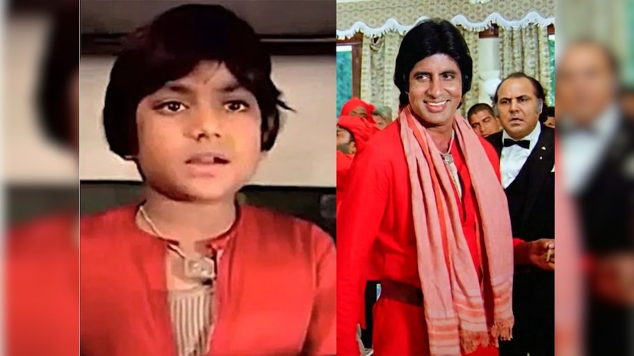 1983 superhit film coolie Amitabh bachchan child actor role played by ...