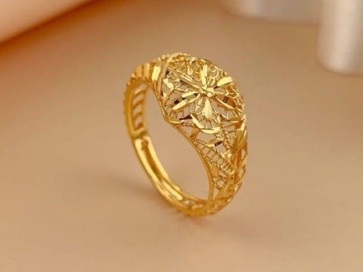 20kt gold ring just 1 gram sone ki anguthi ki design | 1 ग्राम गोल्ड ...
