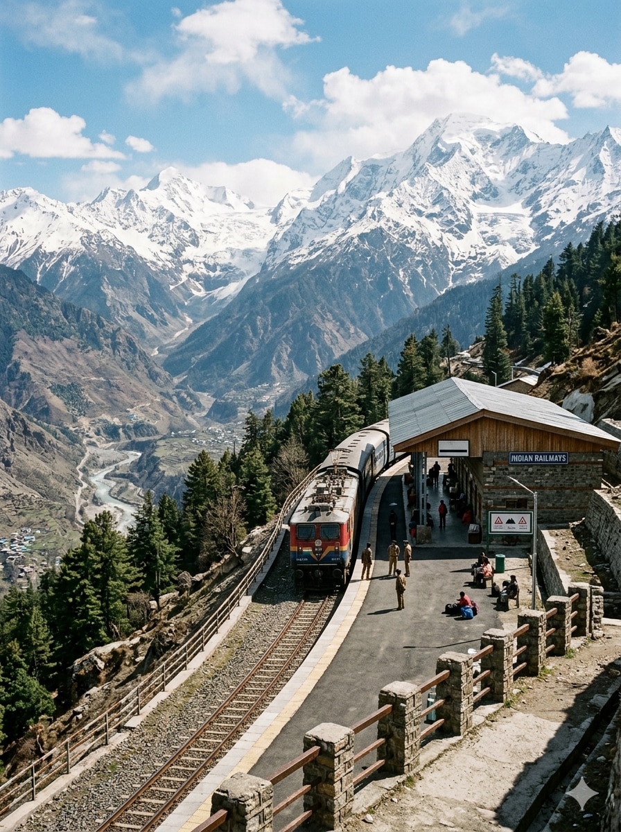 न ऋषिकेश, न हल्द्वानी... जानें उत्तराखंड में कहां है सबसे ऊंचा रेलवे स्टेशन