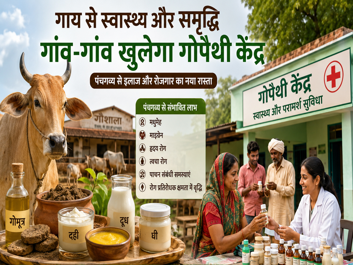 योगी सरकार की नई पहल 'गोपैथी केंद्र' क्या है.. कैसे गाय से जुड़ेगा इलाज और रोजगार का नया रास्ता? योगी सरकार की नई पहल 'गोपैथी केंद्र' क्या है.. कैसे गाय से जुड़ेगा इलाज और रोजगार का नया रास्ता?