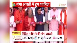 ऋषिकेश में बीजेपी के राष्ट्रीय अध्यक्ष नितिन नवीन ने की गंगा आरती, ,CM धामी रहे मौजूद 