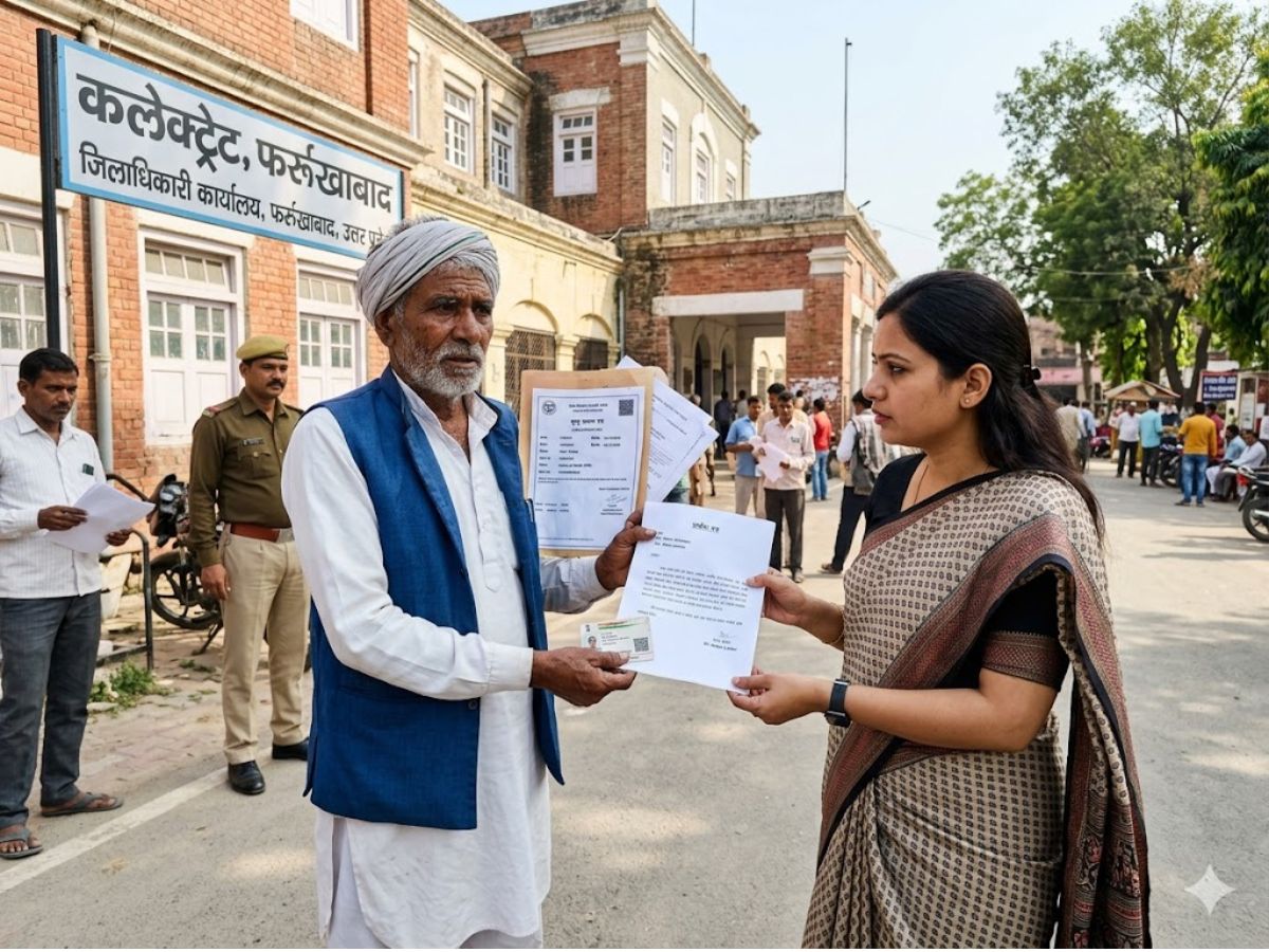 साहब, मैं जिंदा हूं... कागजों में 'मरे' पूर्व प्रधान 6 महीने से लगा रहे दफ्तरों के चक्कर, फर्रुखाबाद में सिस्टम की बड़ी लापरवाही साहब, मैं जिंदा हूं... कागजों में 'मरे' पूर्व प्रधान 6 महीने से लगा रहे दफ्तरों के चक्कर, फर्रुखाबाद में सिस्टम की बड़ी लापरवाही