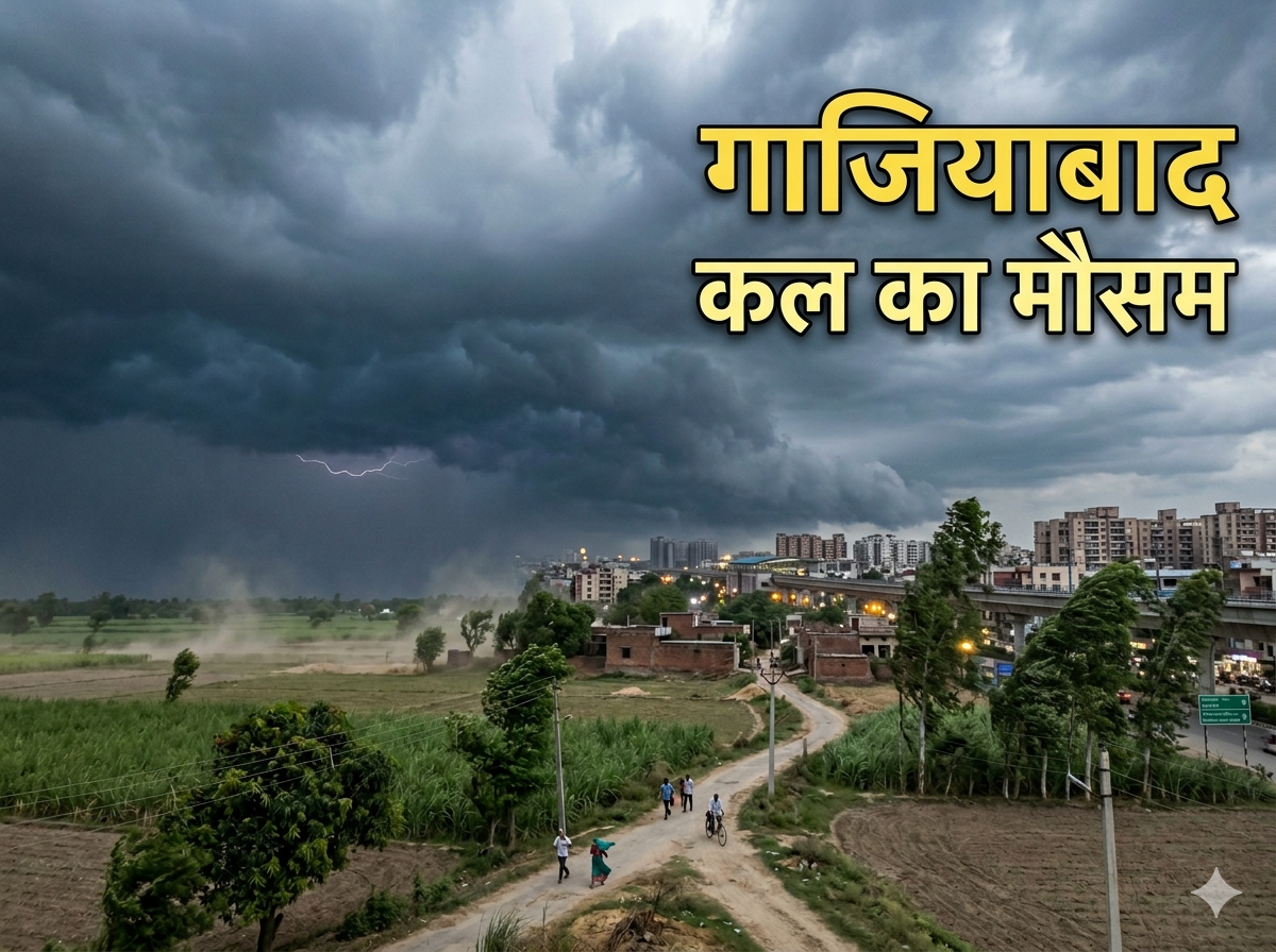 गरजेंगे बादल, चलेगी तेज हवा! 4 जून को गाजियाबाद, मेरठ समेत पश्चिमी यूपी में मौसम लेगा करवट गरजेंगे बादल, चलेगी तेज हवा! 4 जून को गाजियाबाद, मेरठ समेत पश्चिमी यूपी में मौसम लेगा करवट
