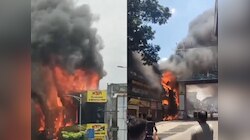 दिल्ली, मुजफ्फरपुर के बाद हैदराबाद में आग का तांडव, लपटों ने निगली तीन मंजिला इमारत