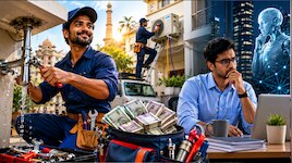 दिल्ली का प्लंबर महीने में कमाता है ₹2 लाख! IIM ग्रेजुएट के दावे पर क्यों भड़के लोग?
