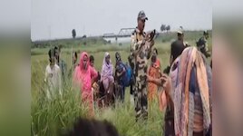 BSF बांग्लादेशी घुसपैठियों को लौटा रही थी, तभी बॉर्डर पर भड़क उठा बवाल; वीडियो वायरल