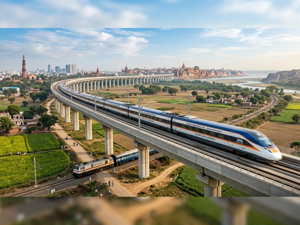 delhi varanasi bullet train Lucknow ayodhya noida high speed rail corridor  up 14 cities benefit | UP में दौड़ेगी जापान जैसी बुलेट ट्रेन,  दिल्ली-लखनऊ-काशी रूट पर बड़ा अपडेट | Hindi News, लखनऊ