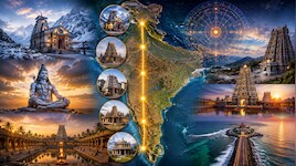 ना नक्शा था, ना कंपास... फिर ये कैसे हुआ? भारत के नक्शे पर खिंची शिव मंदिरों की इस..