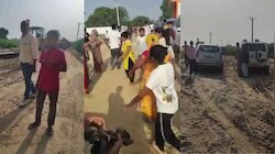 SDM की गाड़ी पर पथराव, पत्थर लगने से अधिकारी घायल, महिलाओं ने दी वाहन फूंकने की धमकी
