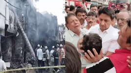 रोहतक में 10 दुकानों में लगी आग, 2 की मौत; 2 लोगों के लापता होने की आशंका 