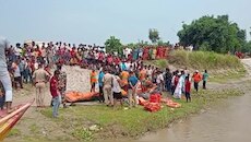 दरभंगा में नाव हादसा: कोसी नदी में नाव पलटने से 4 किसान लापता, 7 ने तैरकर बचाई जान